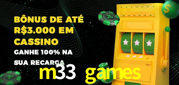m33 games melhor bônus de depósito